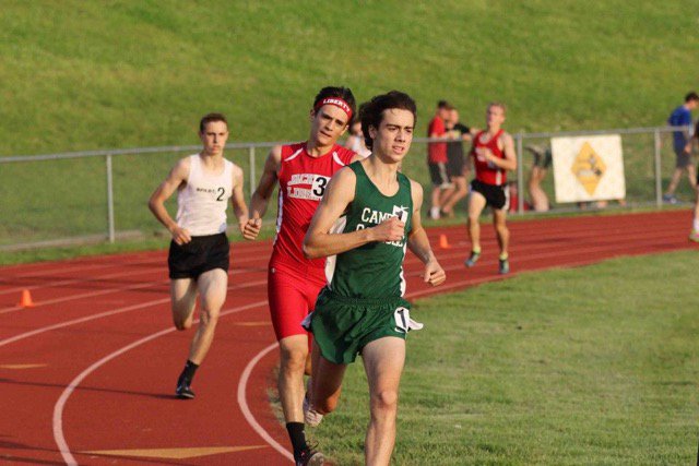 camdencatholic's tweet photo. CCHS Track at Cherokee Night of Racing:
Matt Coffey 1:58.65-2nd place 800M
Sayndia Sando, Danielle Rooney, Kadijah Nurudeen, Sierra DiCupe’ 800M Sprint Medley Relay set new SCHOOL RECORD 1:51.61 (5th fastest time in SJ, 4th place at Cherokee)! #cchstrack #irishpride #runirishrun https://t.co/DKPGYAmIh3