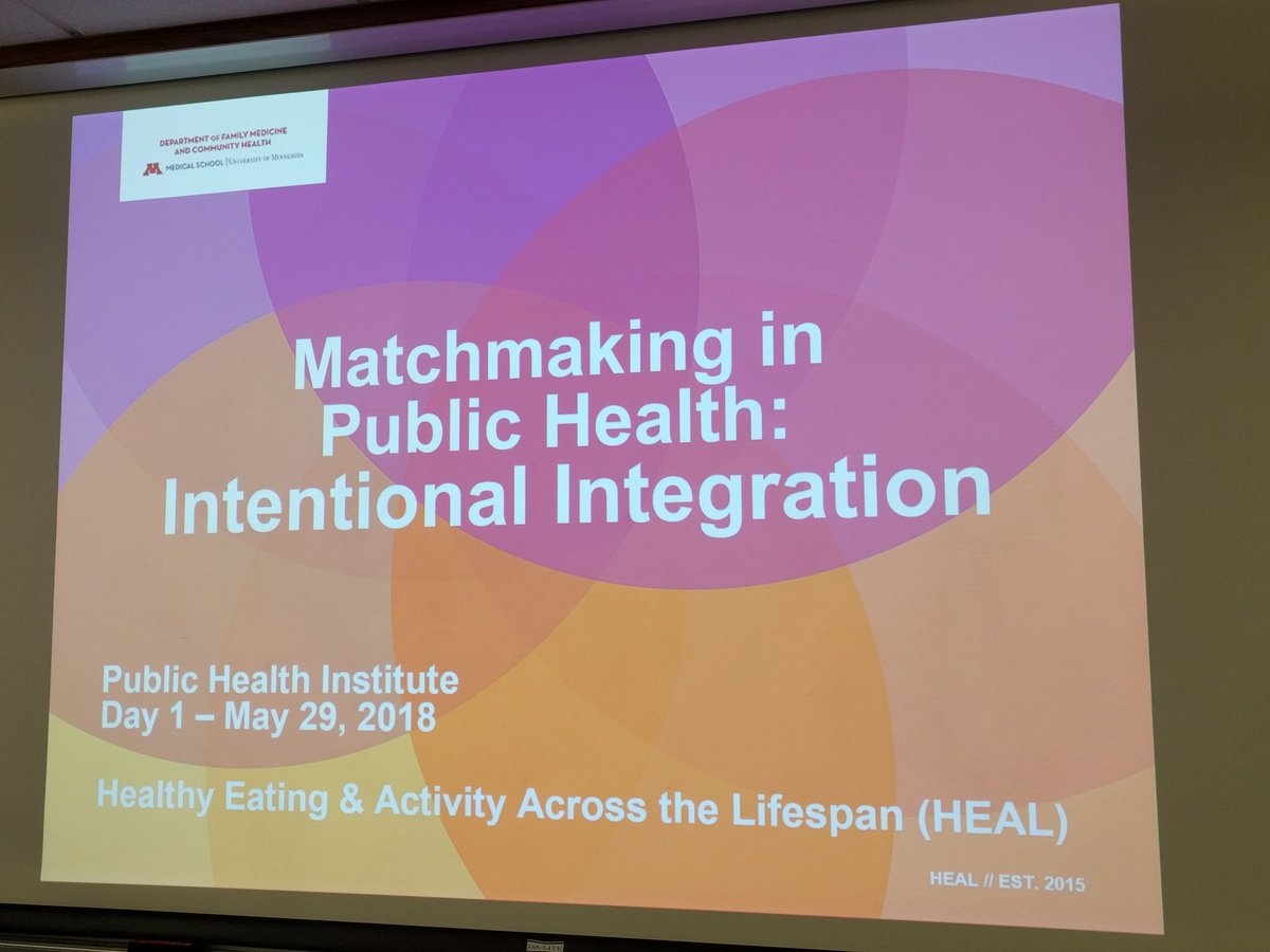 HEAL_umn's tweet photo. And with that, @HEAL_umn's 2018 @PH_Institute course on Matchmaking in Public Health draws to a close.

I'm #UMNproud to be launching 30 new trained #integraters into the world. https://t.co/nBqdaPdcnK