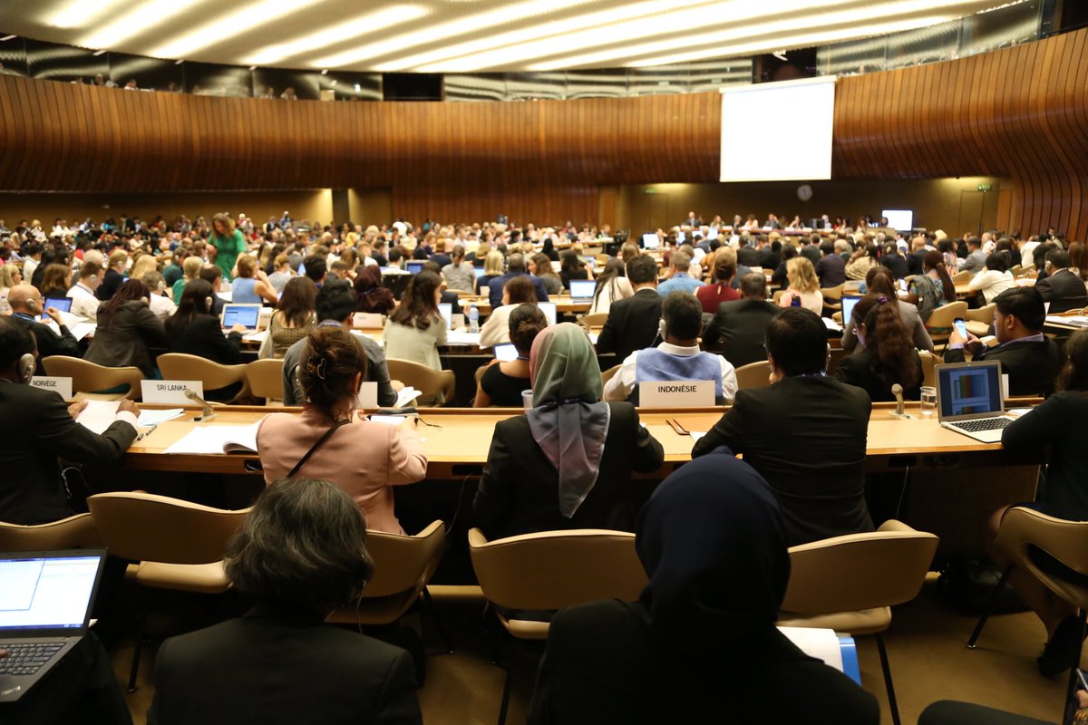 Info #ILC2018 
Rekanaker... Mari kita lanjutkan lagi informasi ILC ke-107 di Jenewa, Swiss.
Dirjen PHI dan Jamsos <a href="/KemnakerRI/">Kementerian Ketenagakerjaan RI</a> Haiyani Rumondang mengikuti diskusi  Komite Standar Setting yg membahas upaya-upaya perlindungan untuk mengakhiri  kekerasan dan pelecehan di dunia kerja.