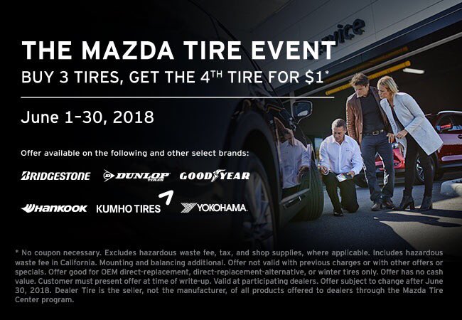 IT'S FINALLY HERE!!! Roll up to Premier Mazda all month long to save big at The Mazda Tire Event!!!