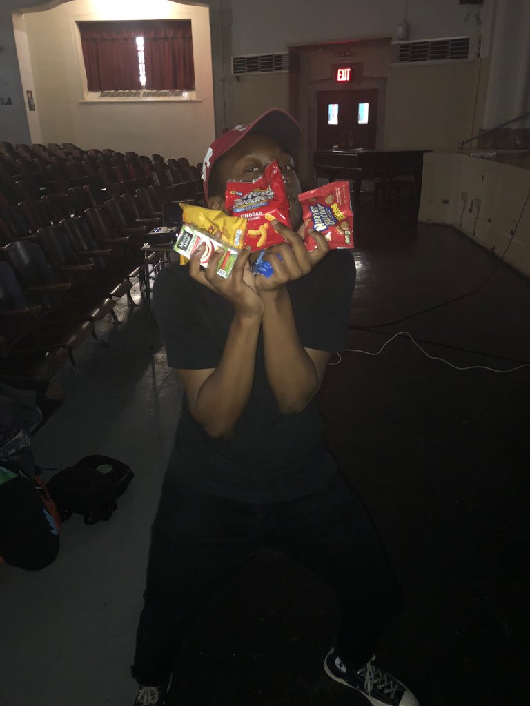 LIFEAcademy2018's tweet photo. We're live at the #LAFMMovieNight🍿. We've got snacks &amp; we've got Thor... but most importantly, we've gotten lots of donations. #LifeAtLIFE #SaveALIFE https://t.co/fe00Id0BlI