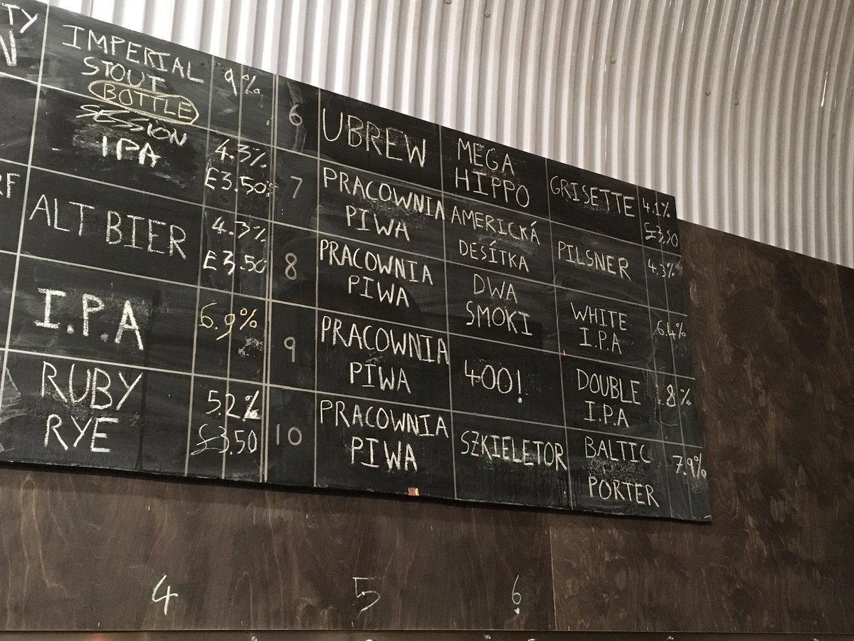 MarkTheFlo's tweet photo. @Pracownia_Piwa hits the Bermondsey Beer Mile! Try it at @ubrewcc - now on tap, ladies&amp;gents https://t.co/GZQedaO5BK