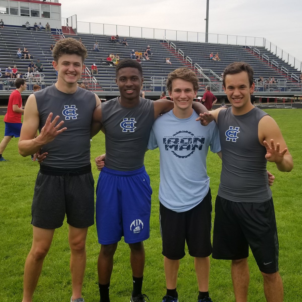 Tomorrow this group of HC track individual state meet qualifiers will be shooting for All-State status!! Proud to have been their coach #hcpride