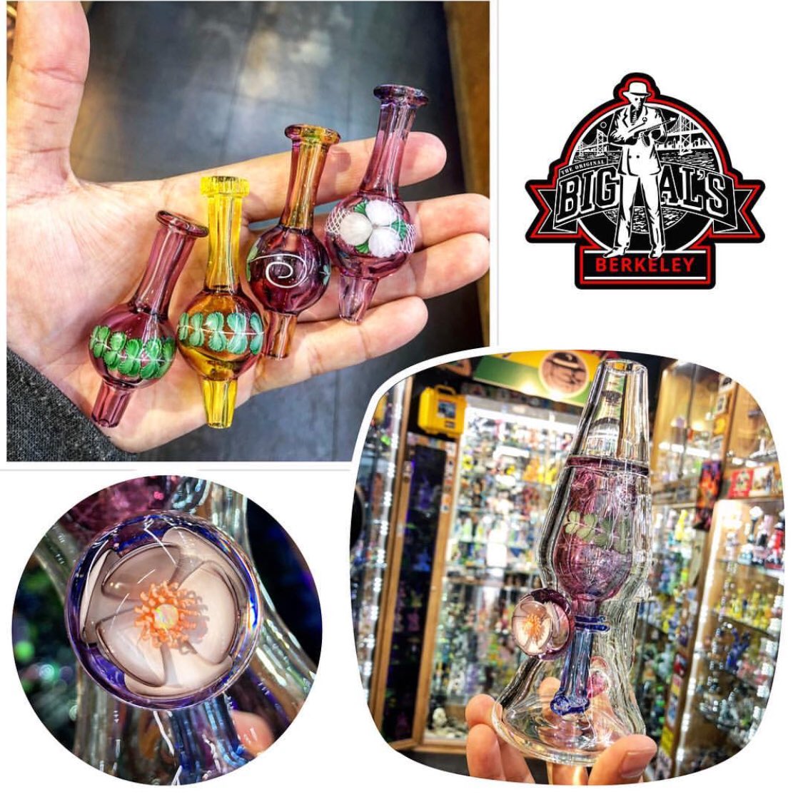 BigAlsSmoke's tweet photo. Caps by @delongglass as well as a sweet @bluegrassglass cycler πβ€οΈπππ¨
#wonderlamp #ilovelamp #delongglass #bubblecaps #terps #goldenruby #berkeley #humboldt #supportlocal #bayarea #glassofig #artgallery #glassgallery #cannabiscommunity #cannabis https://t.co/7NAzaVNI47