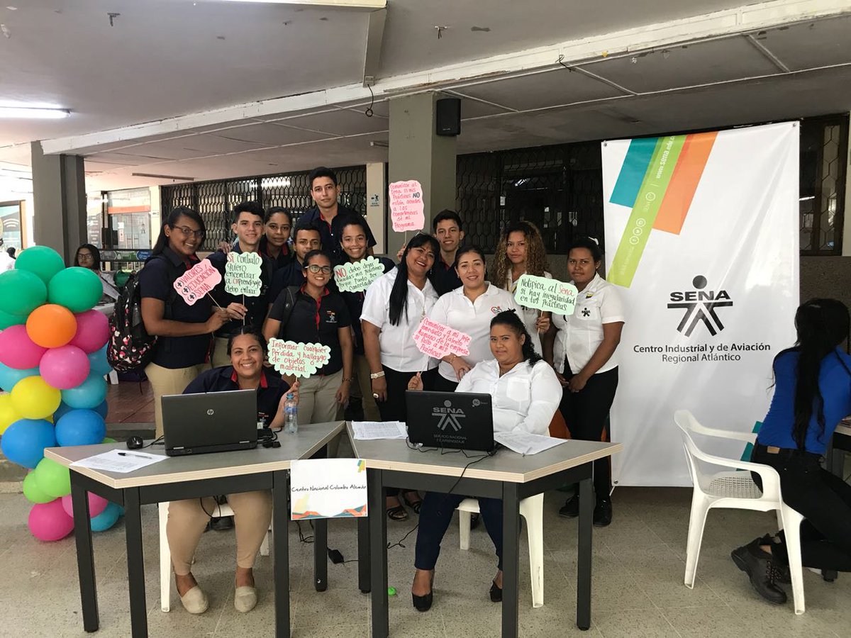 VictorArbelaez's tweet photo. Los aprendices del Complejo Industrial @SENAComunica participaron activamente en la jornada de actualización de datos para estar activos en la plataforma de #CAprendizaje así podrán tener más opciones de recibir un contrato de aprendizaje para realizar su etapa productiva. https://t.co/5kmh2bOT8C