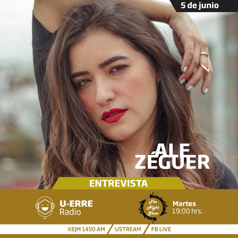 DigitalUERRE's tweet photo. 🎶🎶Por si vuelves🎶🎶

Prende la radio en la 1450 A.M este próximo Martes y escucha a @ceciiveliz y @CesarAguirreV94 en @TheNightShowUR en punto de las 7:00 pm y escucha la entrevista que tendrán con la talentosa @alezeguer 
U-ERRE Radio "Diálogo en Sintonía" https://t.co/uRoXVQcxPp