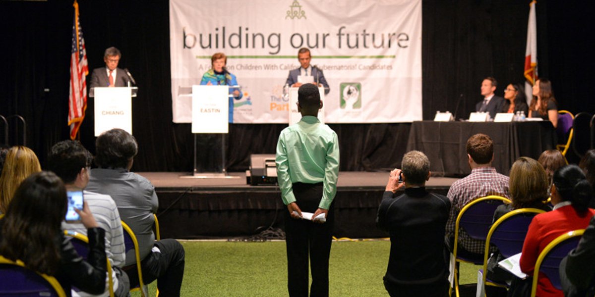 cdfca's tweet photo. "I just hope all of the candidates, even those who were not in attendance, follow through on what they say." Eric Dory, age 11, reflects on California's gubernatorial candidates: https://t.co/52leIp6PIf
@ChronicleSC @KidsPartnership #BuildingOurFuture2018 https://t.co/Wi2b9kW9sC