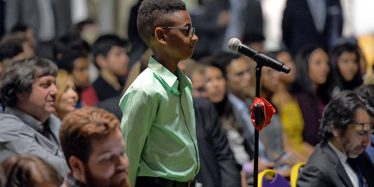 cdfca's tweet photo. "I just hope all of the candidates, even those who were not in attendance, follow through on what they say." Eric Dory, age 11, reflects on California's gubernatorial candidates: https://t.co/52leIp6PIf
@ChronicleSC @KidsPartnership #BuildingOurFuture2018 https://t.co/Wi2b9kW9sC