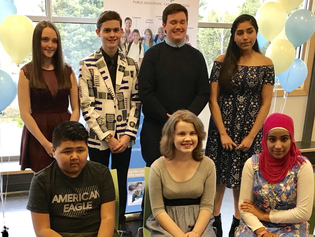 Fred_Hutton's tweet photo. Truly inspirational and touching essays from these students who were the top finishers in the Learning Partnership Turning Points Competition. Tune in to the @sjmorningshow on Monday to hear the winners. @CBCNL #TurningPointsTLP https://t.co/psw3TwXYuO
