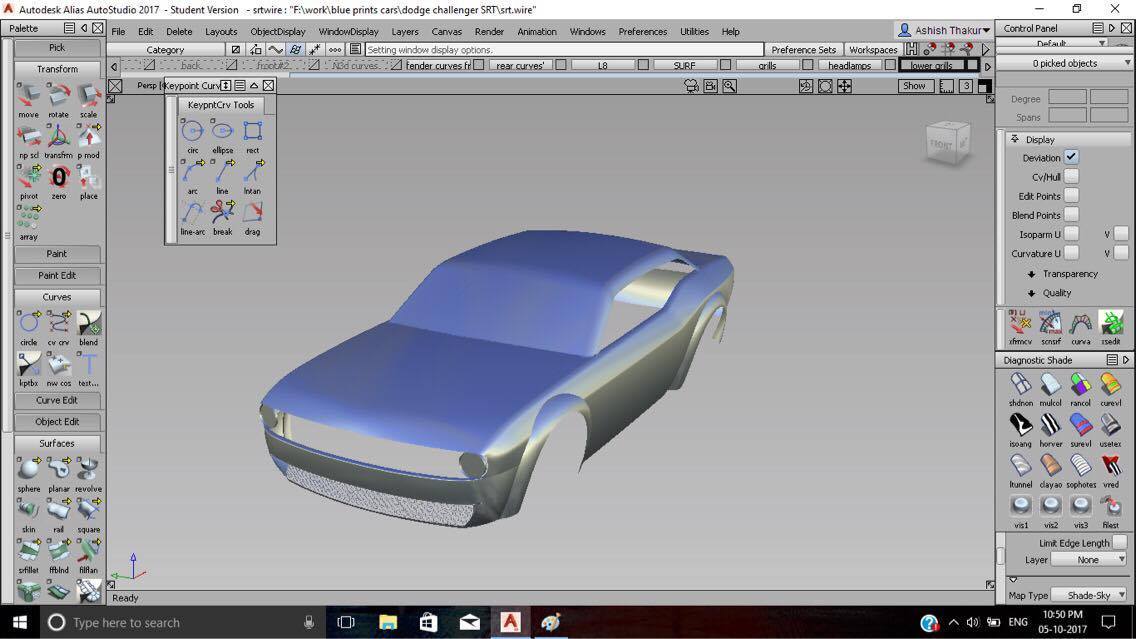 Autodesk Alias On Twitter Check Out This Dodge Challenger Srt In