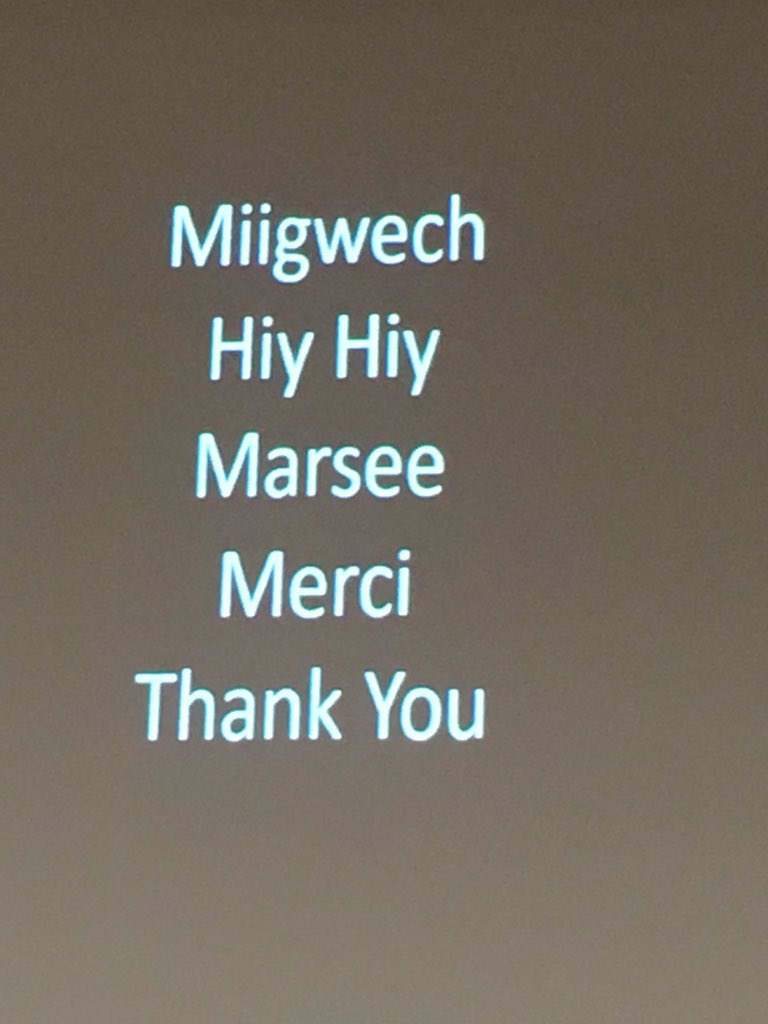 chezMmeMacD's tweet photo. Miigwech to all presenters and organizers of today’s Indigenous Student Conference!#amazing #ISCPeel2018 @castleoaksps @PeelSchools https://t.co/Janbr2dq2Q