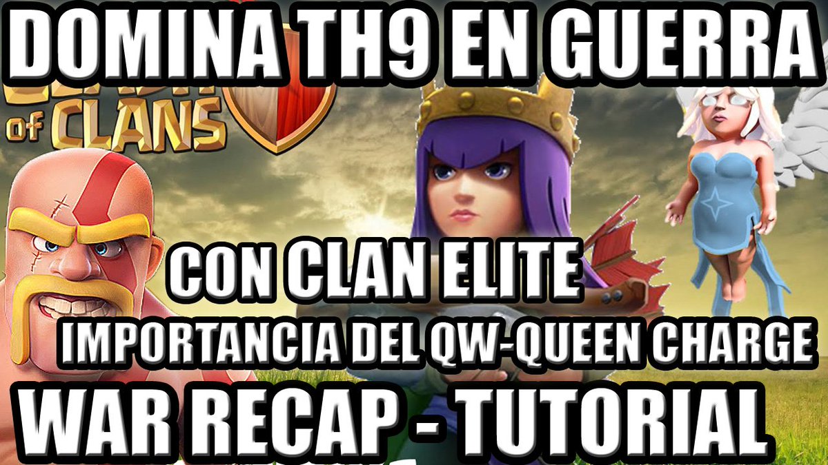 DOMINA EN TH9 QUE QW/ QUEEN CHARGE Y <a href="/ClanEliteClash/">CLAN ELITE</a> . COMO LO HACEN LOS PROS? TUTORIAL WAR-RECAP Y PASANDO DE NUB A PRO EN <a href="/ClashofClansESC/">Clash of Clans ES</a> !

youtube.com/watch?v=a9RIx4…