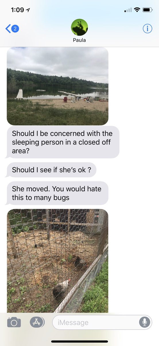 Asand101423's tweet photo. So Paula’s working security for a conference. She’ll be gone for a few days and these are the texts from the first couple of hours. This is awesome. #iwasnapping #probablyshouldnthaveeatenthechip #missingheralittle https://t.co/pI3f9V8D7W