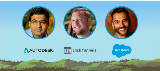 Excited to partner with .<a href="/autodesk/">Autodesk</a> and .<a href="/clickfunnels/">ClickFunnels</a> to share how .<a href="/salesforce/">Salesforce</a> and .<a href="/heroku/">Heroku</a> help business maximize data value for their customers. Register for the webinar -salesforce.com/form/events/we…