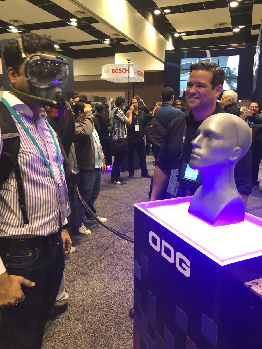 The future is here. <a href="/OsterhoutGroup/">OsterhoutDesignGroup</a> #AWE2018