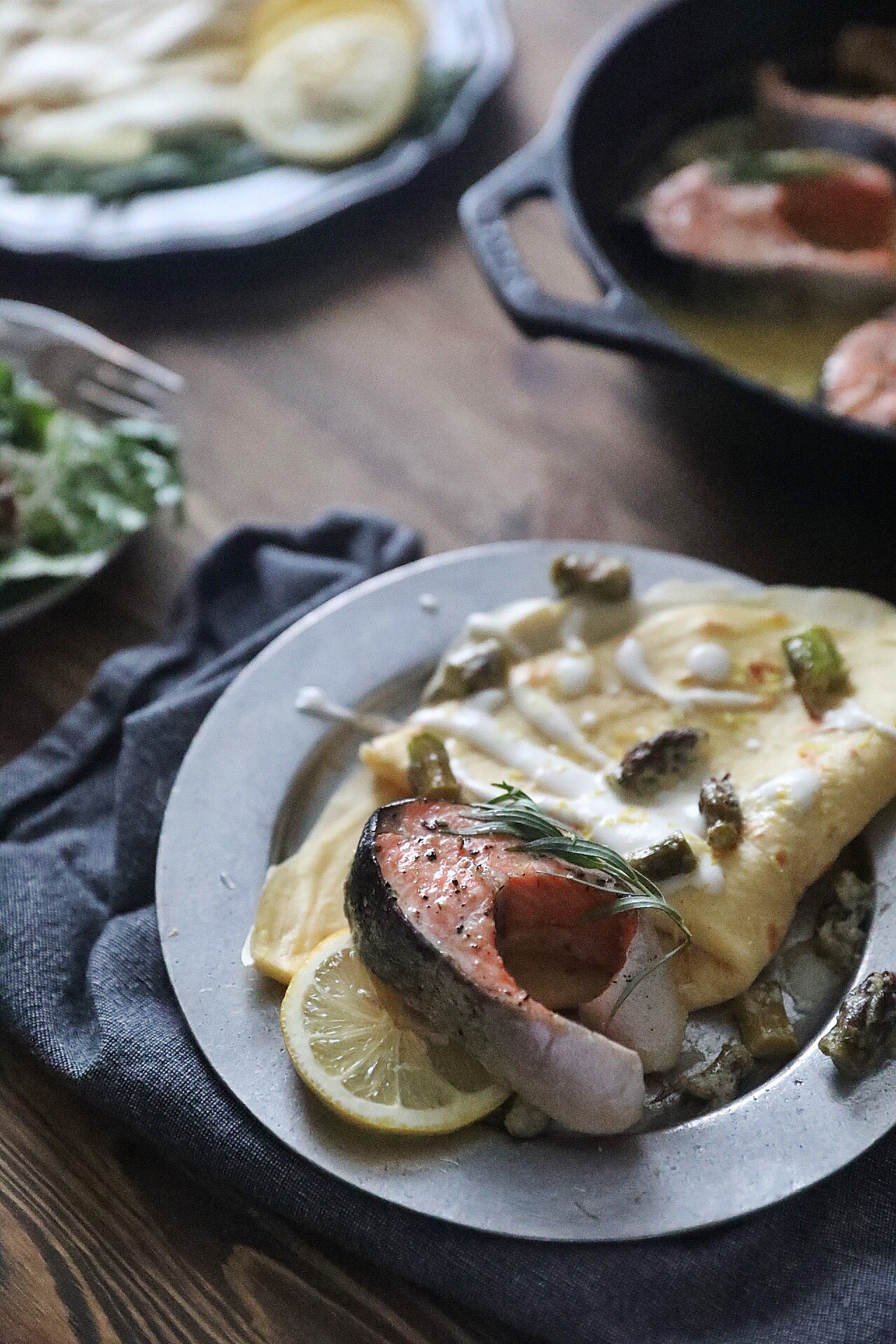 PHOTORICAL FOOD on Twitter "Beautiful trout steaks were on the menu