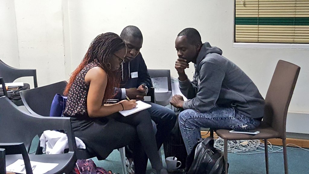 techvillagezw's tweet photo. We are done for the night but they won't go home! Teams are strategizing and setting tasks for tomorrow. It's going to be all about validation tomorrow. It's 8 teams building great things in Bulawayo! #SWbyo @SWBulawayo https://t.co/z1U28SACxF