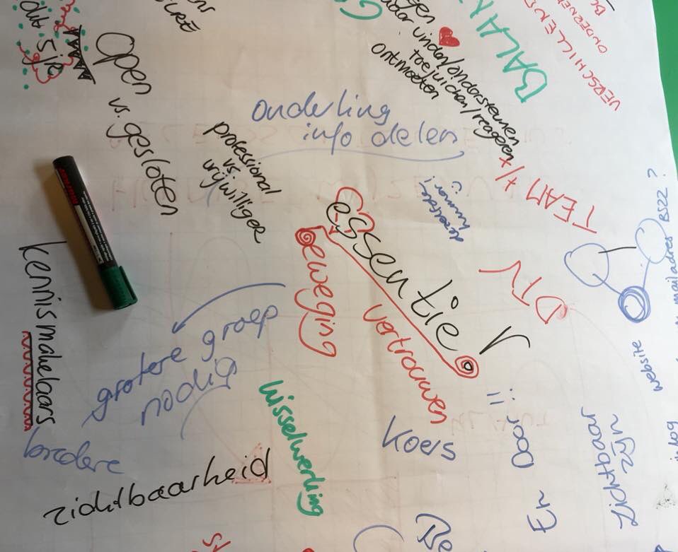 Multitasking bij BS22:
Spreekuur voor ideeën. Spreekuur voor onszelf.

En even over het laatste: de wereld om ons heen verandert. Dus wij ook. Loslaten. En vasthouden aan de essentie: beweging vanuit vertrouwen.

Benieuwd waar dit ons gaat brengen.