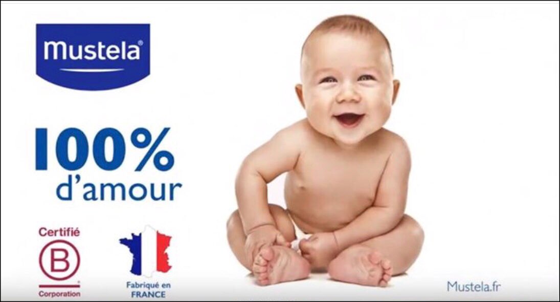 Trop fort <a href="/expanscience_fr/">expanscience_fr</a>  et sa nouvelle publicité TV #Mustela qui affiche fièrement sa certification <a href="/BCorp_Fr/">B Corp France</a> et son engagement sur le #MadeinFrance en prime time : toute l’équipe <a href="/Utopies_Paris/">UTOPIES</a> est fière de vous accompagner depuis 10+ ans déjà