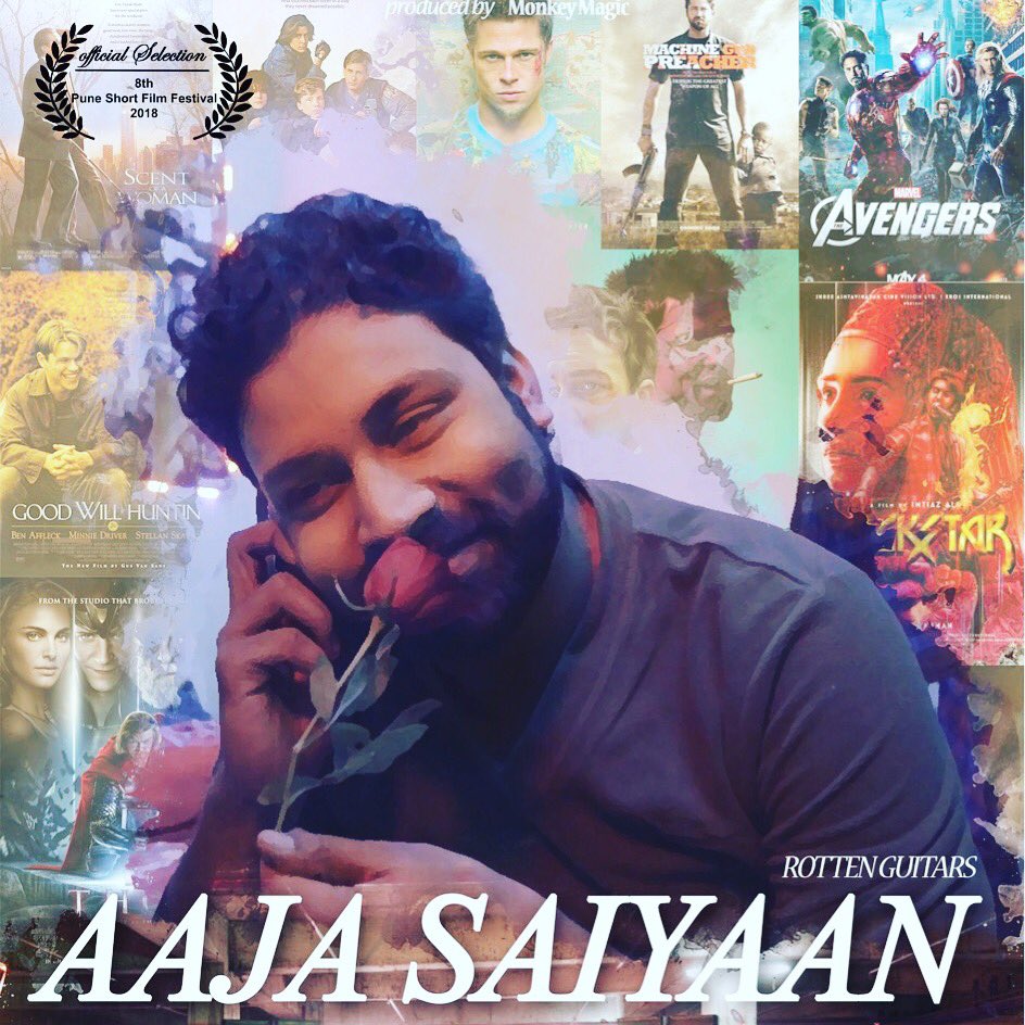 Rotten_Guitars's tweet photo. Our 2nd Original Aja Saiyaan ( 1st ever Music Video on LGBTQ 🏳️‍🌈) nominated in Pune Film Festival 2018 #filmfestivals #pune #LGBTQ #LGBTExcellence #QueerLove #gaypride #gayrights @RudraniChettri @PrinceRajpipla https://t.co/N9xzgmZh4h