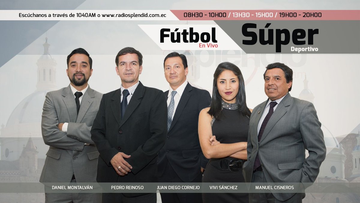 ultimamiradaec's tweet photo. De Lunes a Viernes el #SuperDeportivo en sus tres emisiones #Splendid1040 https://t.co/VPw40PDnSm https://t.co/cj1kcADIpU