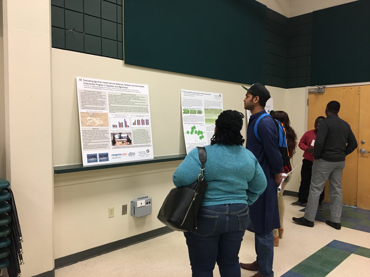 JSGSPP's tweet photo. Our students were grilled with some pretty difficult questions during the student poster showcase!  #cappa2018 @ideas_idees @CAPPA_ACPAP https://t.co/2azMFs3Rx1