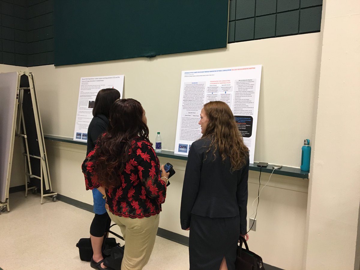 JSGSPP's tweet photo. Our students were grilled with some pretty difficult questions during the student poster showcase!  #cappa2018 @ideas_idees @CAPPA_ACPAP https://t.co/2azMFs3Rx1