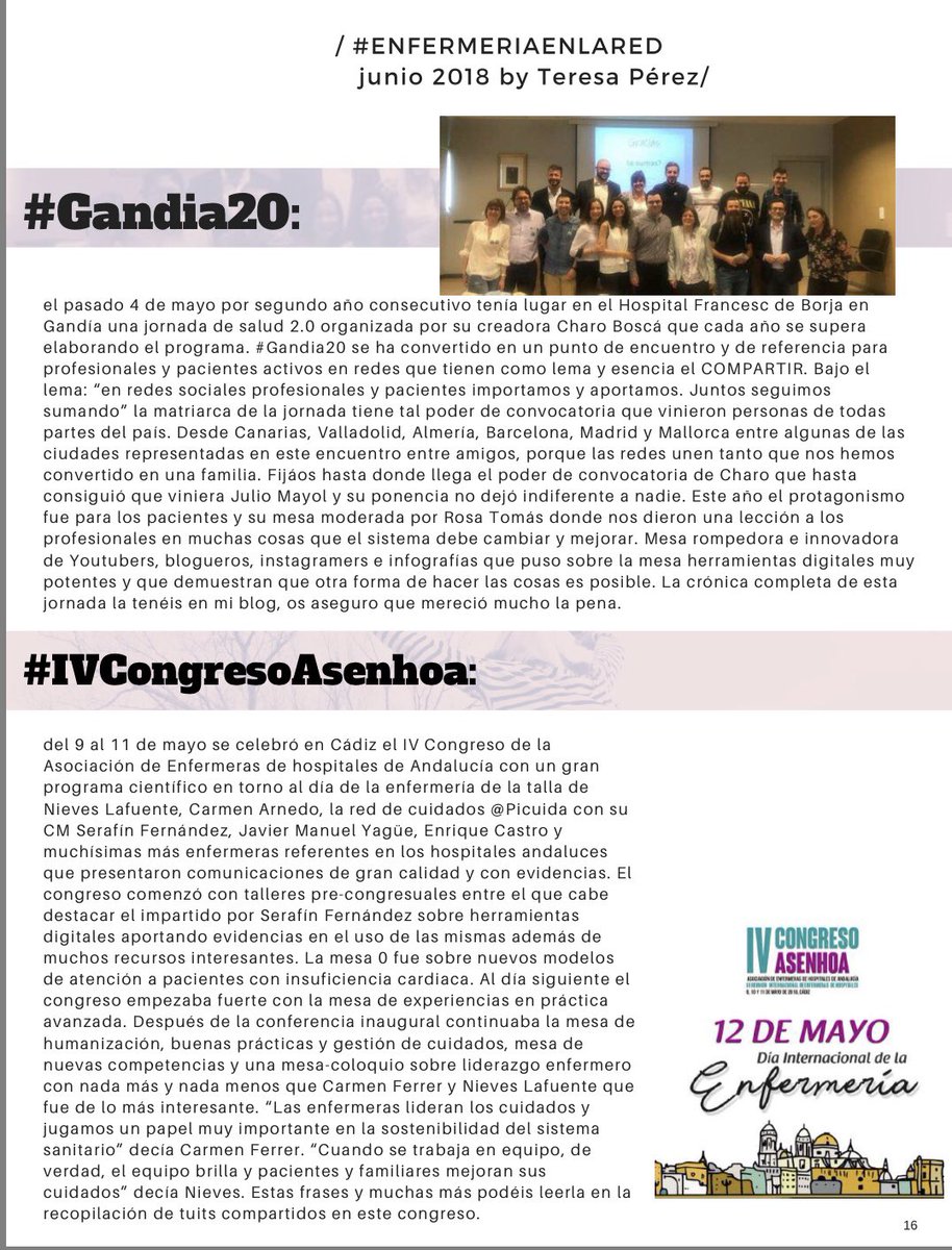 EnfSaludDigital's tweet image. 👩🏼‍💻#enfermeriaenlared en el #FanzinEnfermeria de junio 2018 
➡️ Mención a #FSJDInnova18 #Gandia20 #DIEAlbacete2018 #2jpactib #Whywedoresearch #IVcongresoasenhoa y 3 tuits destacados 
👀👉🏻 ow.ly/dowb30ki2H3
