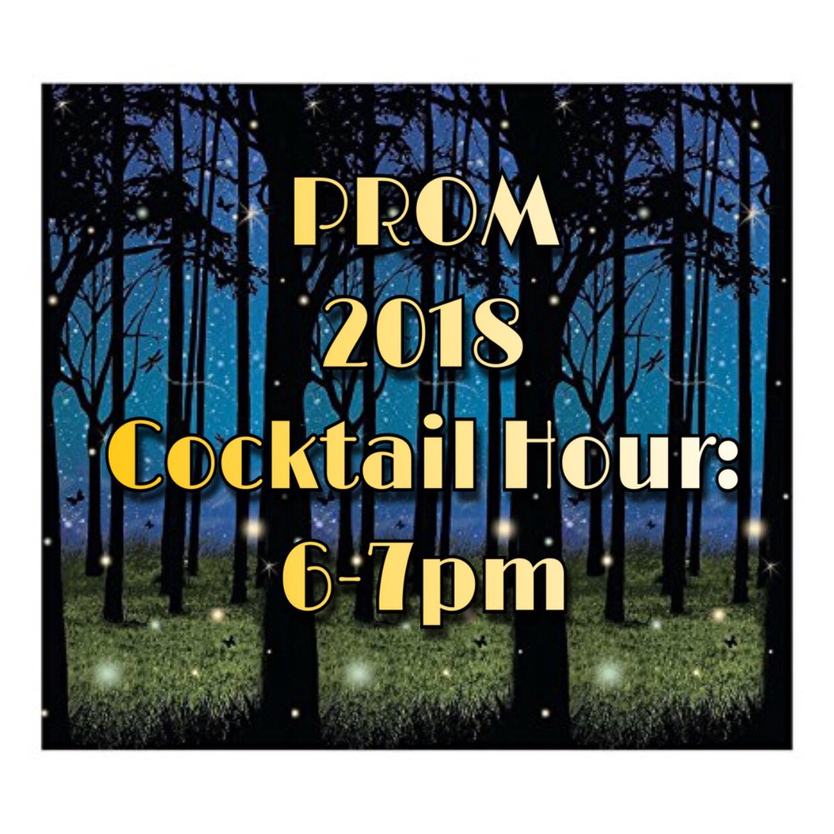 Happy Prom Day! It’s almost time; see you all there!