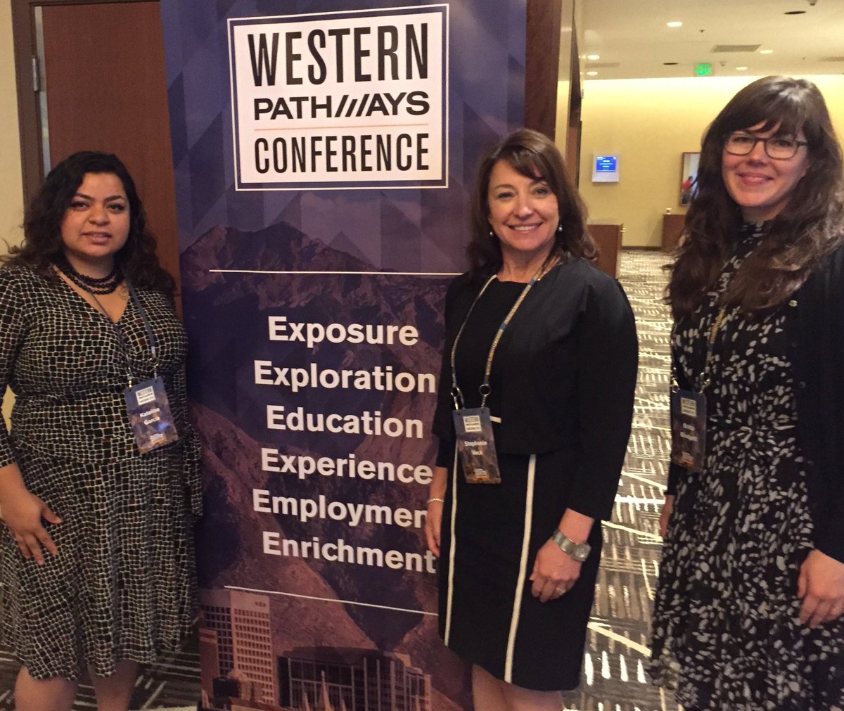 stephveck's tweet image. @the_cwdc team @W_Pathways #Pathways18 Conference. Honored to represent Colorado, and that Colorado continues to be held up as national leaders.