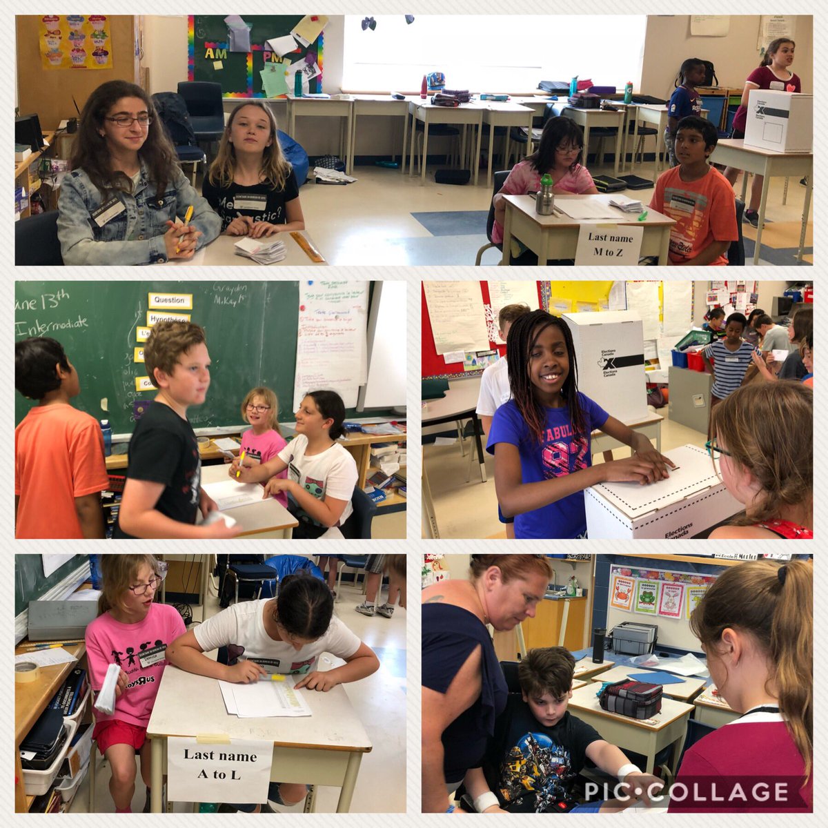MmeLegault's tweet photo. The St.Andrew Student Vote happened today. All grade 4, 5 and 6 students voted. Stay tuned for the results on June 8th! #studentvote https://t.co/Foq9JuImhE