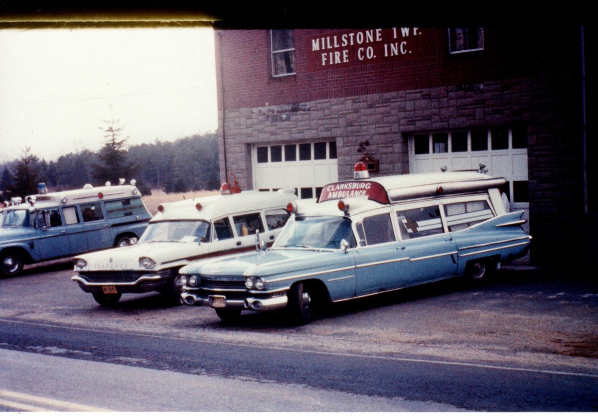 The week is coming to a end which means it's "Fire Truck Friday". In the early years of the Fire Department we operated the Townships ambulances until the Millstone First Aid Squad was formed in 1954. The Fire Department ambulances are the "FTF" feature this week.