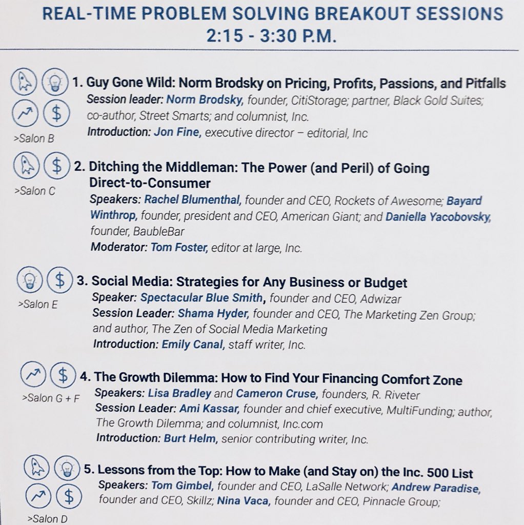 Inc. Live tweet media