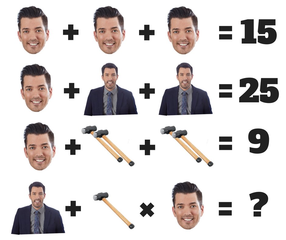 JonathanScott's tweet image. Well, @MrDrewScott and I can NOT agree on the answer. RT if you know what it is! #BroVsBro #MathProbs