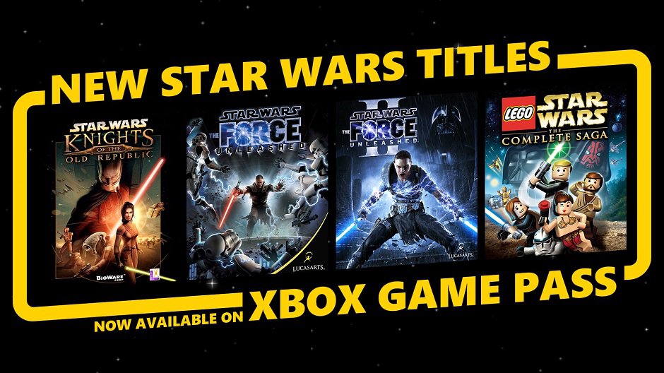Larry Hryb 💫✨ on Twitter: "A new month means new Xbox Game Pass titles,  including Star Wars Knights of the Old Republic, The Force Unleashed, The  Force Unleashed 2 and LEGO Star