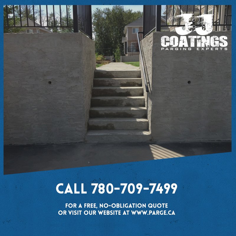 jjcoatingsedm's tweet image. Is your home or garage showing signs of winter damage? Is your #foundation or #parging starting to crack? We are parging experts – and perfectionists -  in #Edmonton.