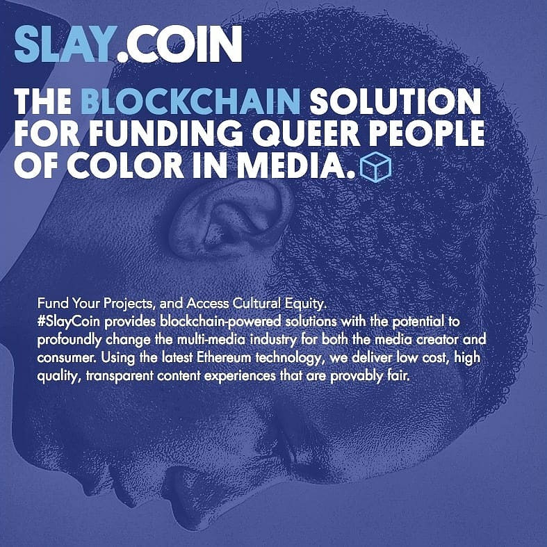 KeithInstitute's tweet photo. It's #PrideMonth2018 🏳️🌈: Get Your Coins Up. #SlayCoin is the new #Blockchain coming from @slaytvnow. #Slay this economy with some #Inclusionism 🤑 @JFKii
https://t.co/43db59NmYY https://t.co/VGo0wH8qSh