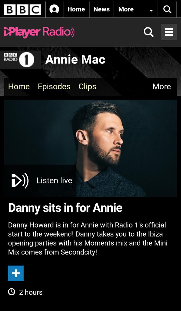 ViperRecordings's tweet image. 1st radio play of @matrixandfuture feat. @AlexHepburn #LiveAnotherDay from @dannyhowarddj (sitting in for Annie Mac) on @BBCR1 📻 bbc.in/2LSDI0q