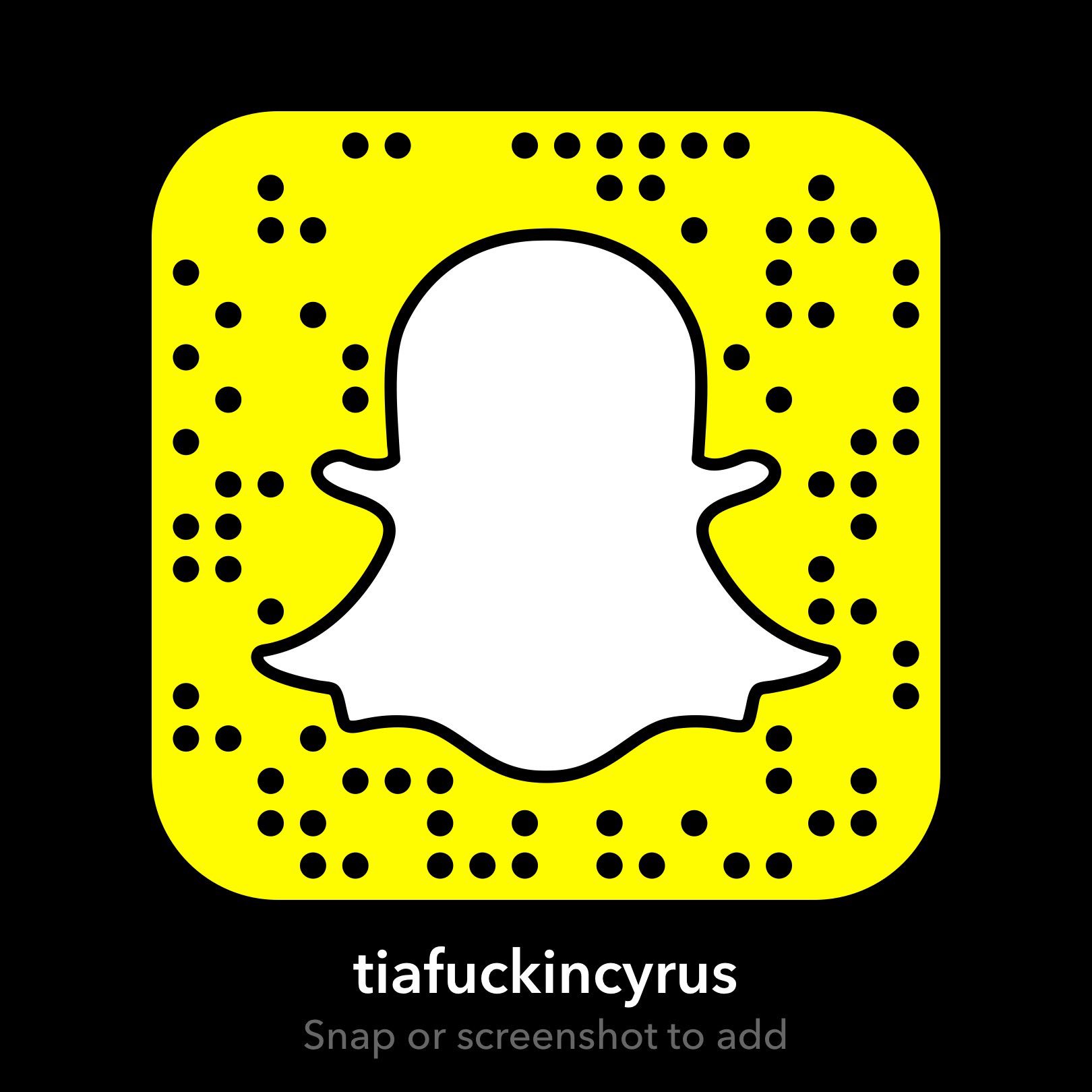 Tia fuckin Cyrus on Twitter "Logging into my PUBLIC SNAPCHAT TODAY. As