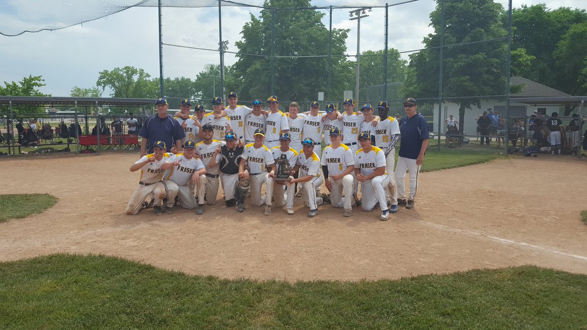 STATE CHAMPS! Michigan (@statechampsmich) on Twitter photo BASEBALL FINAL: Fraser 2, St. Clair Shores Lakeview 1. First baseball district title for the Ramblers since 2005. Highlights of the game will be on Sunday at 9am on <a href="/FOXSportsDet/">@BallySportsDET</a> BASEBALL FINAL: Fraser 2, St. Clair Shores Lakeview 1. First baseball district title for the Ramblers since 2005. Highlights of the game will be on Sunday at 9am on <a href="/FOXSportsDet/">@BallySportsDET</a>