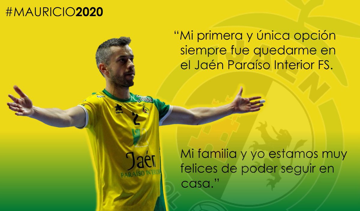¡Mauricio Guterres renueva por dos temporadas más!

Veteranía, clase, entrega y liderazgo son unas de las muchas virtudes de nuestro jugador.

🔗 jaenfs.com/2018/06/mauric…

#Mauricio2020💛