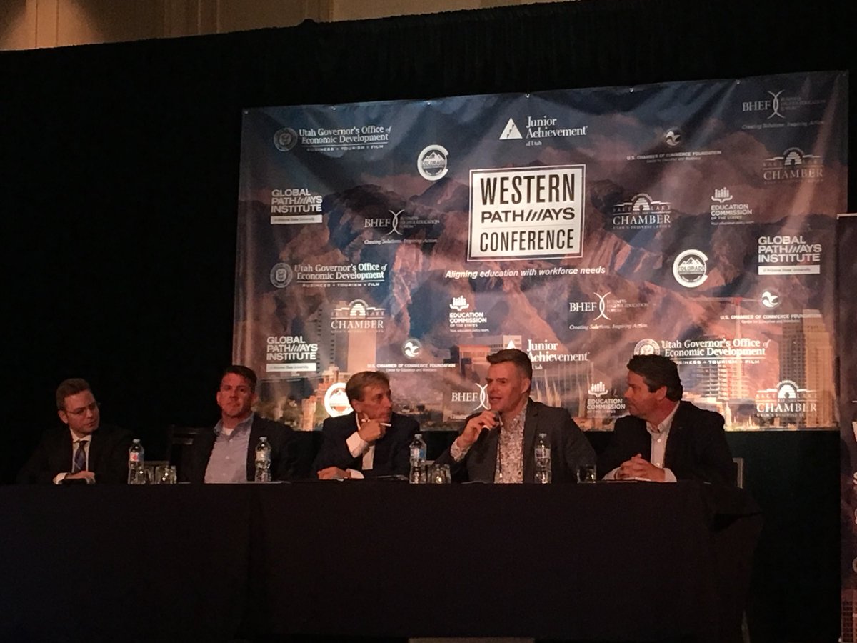 saltlakechamber's tweet image. @vchecketts stressing the importance of trust between entities. “We need business, government, education, healthcare, etc. working together on the same page.” #Pathways18