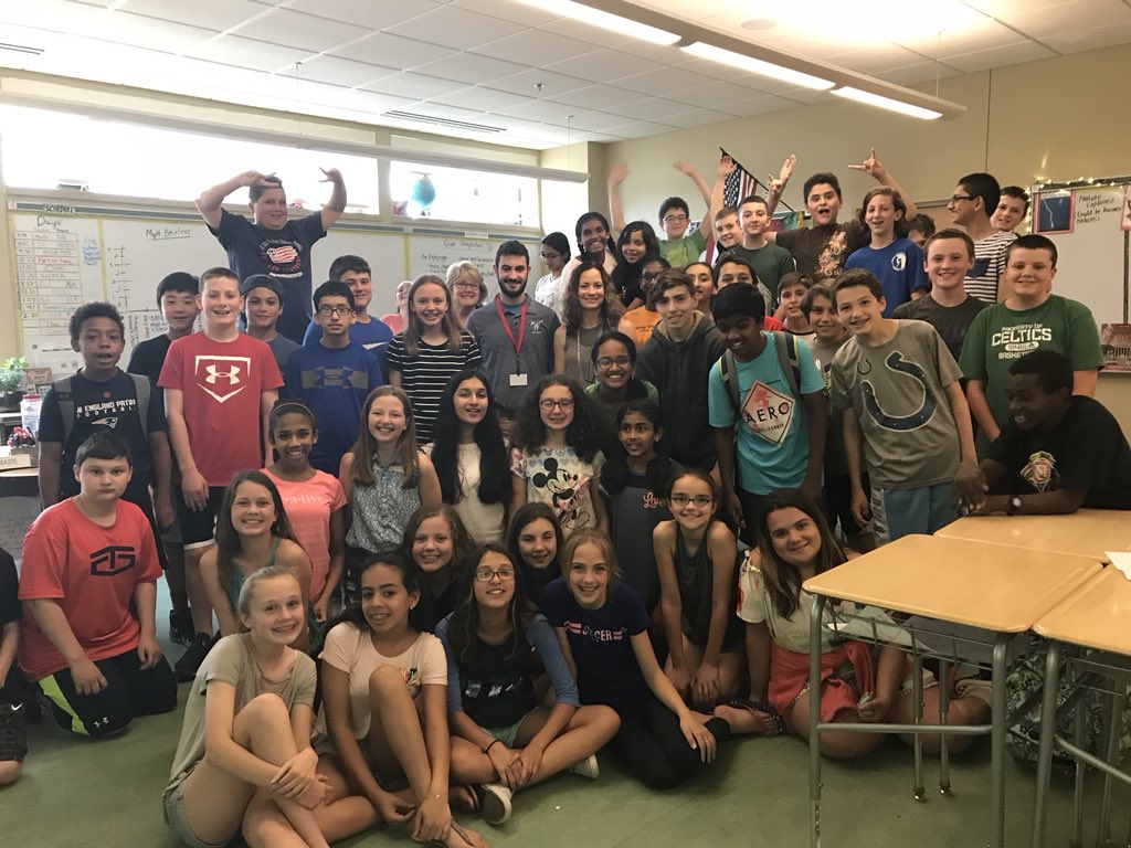 WooBaseball's tweet photo. Our very own Don Porcaro visited Sherwood Middle School’s sixth grade class in Shrewsbury to talk about his experiences in the sports world. We look forward to seeing the class at the ballpark when they visit on June 5th! https://t.co/Nt3vEOVdJK
