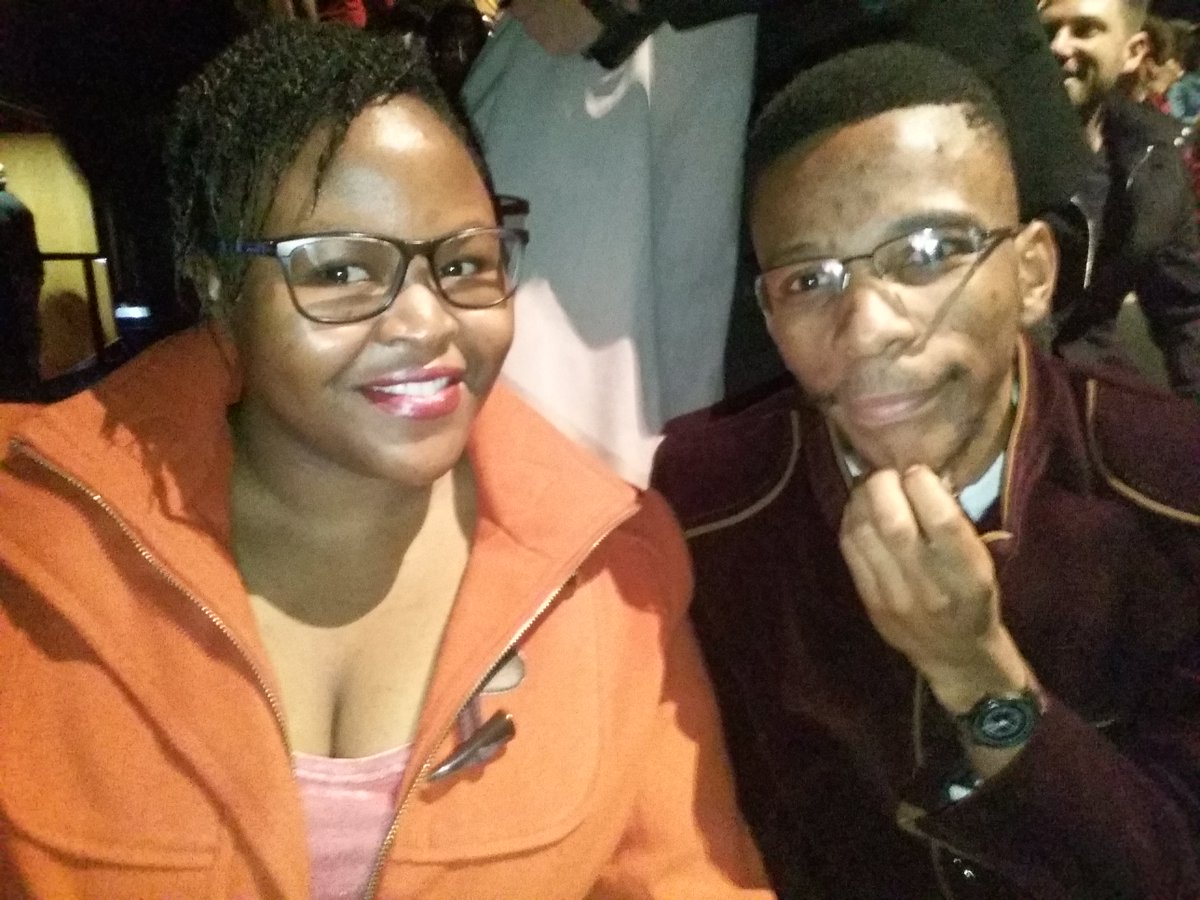 Watching #wozaalbert @joburgtheatre with @Zongezile_Qeba