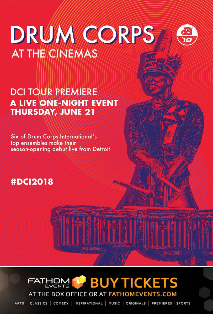 DCI's tweet photo. The DCI Tour Premiere returns to select movie theaters nationwide Thursday, June 21. https://t.co/aTPglezZ7k https://t.co/aeksNw7g5b