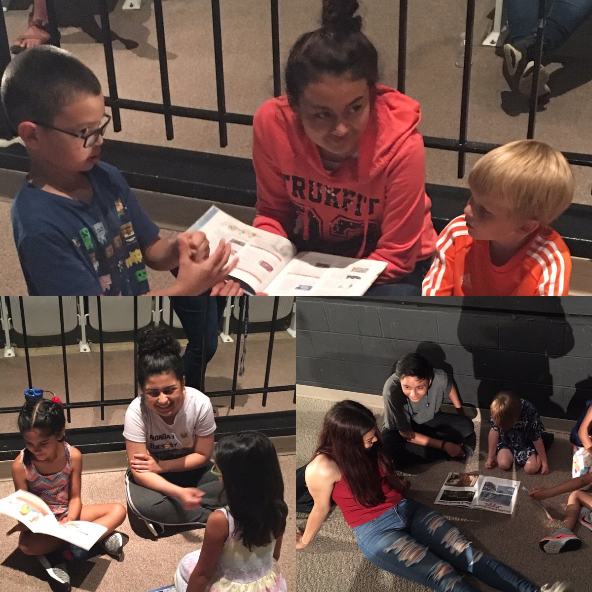 Another joy of being a principal...watching high school and elementary school students build relationships and excitement about reading. We are so #fhsproud of our Reading Buddies program with <a href="/DanielsRunES/">Daniels Run ES</a>! <a href="/fcpsnews/">Fairfax Schools 🌟</a>