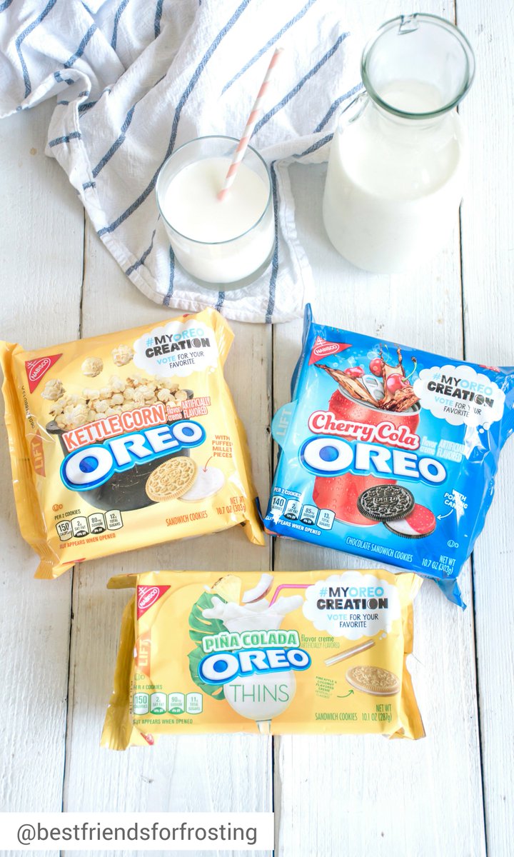 Just in time for summer! New limited edition OREO Cookie flavors are a must-try! Get them at Target while supplies last &amp; grab some on your next trip! Check out Best Friends for Frosting's Instagram Story &amp; see the OREO flavors here👉 clvr.li/2J1aNZh #MyOREOCreation #ad