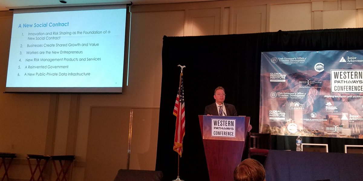 vchecketts's tweet image. Great to hear from @jason_tyszko of @USCCFoundation re the new Social Contract needed for our future success at Western Pathways Conference #BusinessElevated #Pathways18