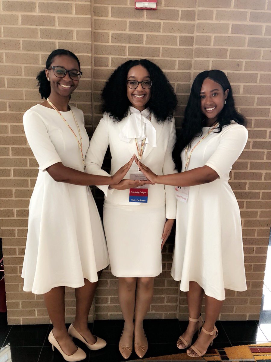 MuGammaDST's tweet photo. Mu Gamma Sorors at the 51st Eastern Regional Conference! We are so grateful and excited to have been awarded Collegiate Chapter of the Year! It’s been an absolute pleasure to uphold the legacy and magnificence of our chapter and illustrious organization!#MagnificentMuGamma🐘❤️ https://t.co/0qYOQp8vck