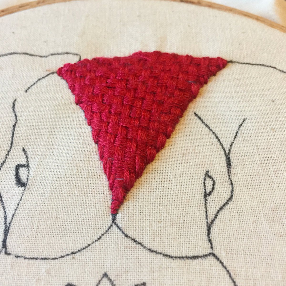 consewvation's tweet photo. This is the first time I have tried this technique but I’m really happy with how it has turned out! What do you think? #sewing #slowstitching https://t.co/Bvue6vCvvF